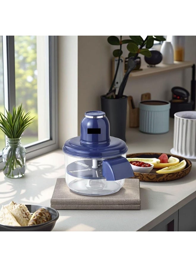 ZAMZIN Electric USB Rechargeable Food Chopper, Mini Wireless Vegetable Cutter, Garlic & Onion Chopper, Multi-Function Kitchen Processor for Fruits, Vegetables & Meat, Home Kitchen Gadget - Image 2